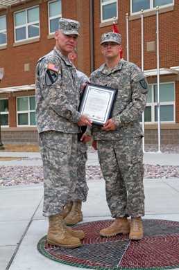 Soldier credited with saving squad leader's life