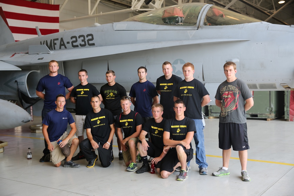 VMFA-232 reaches out to future Marines