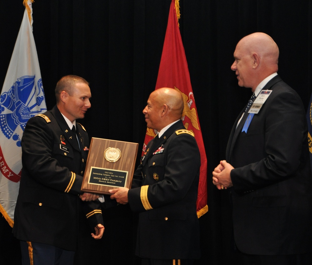 300th CBRN Company receives award