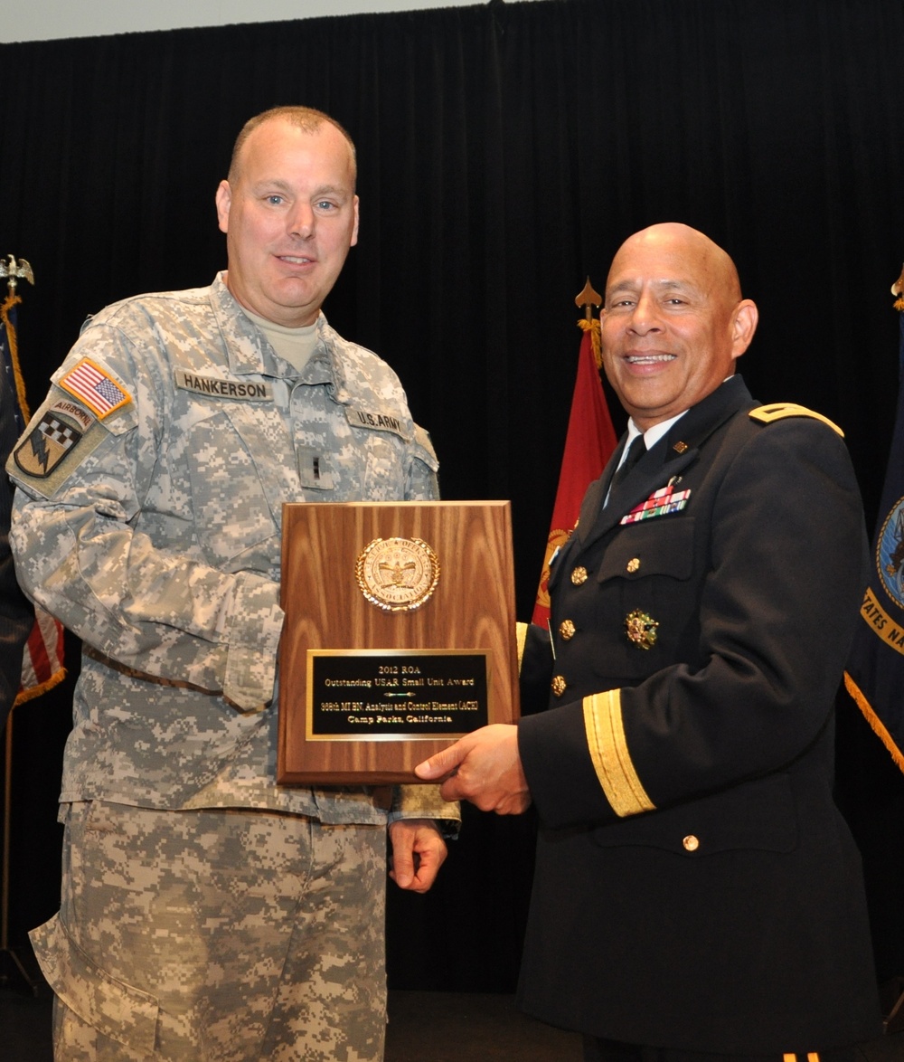 368th Military Intelligence Battalion, Analysis and Control Element receives award