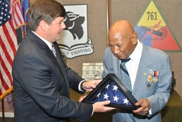 761st Tank veteran honored