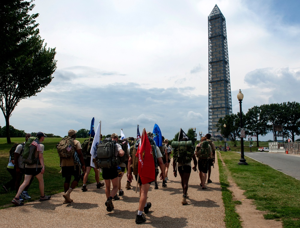 Maj. David Gray 140-mile memorial ruck march