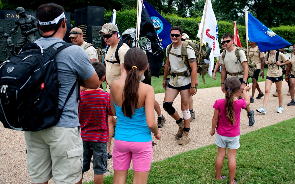 Maj. David Gray 140-mile Memorial ruck march