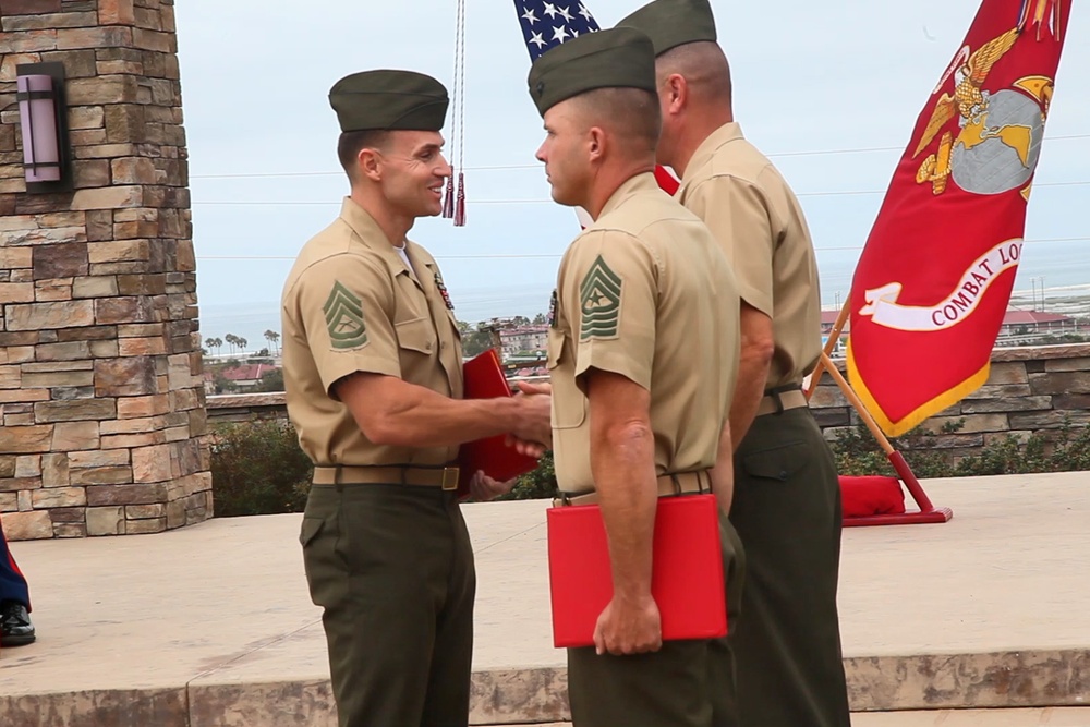 Marine Gunnery Sgt. retires with honor