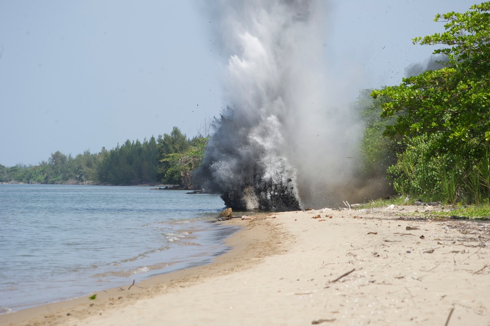 Demo training Honduran navy
