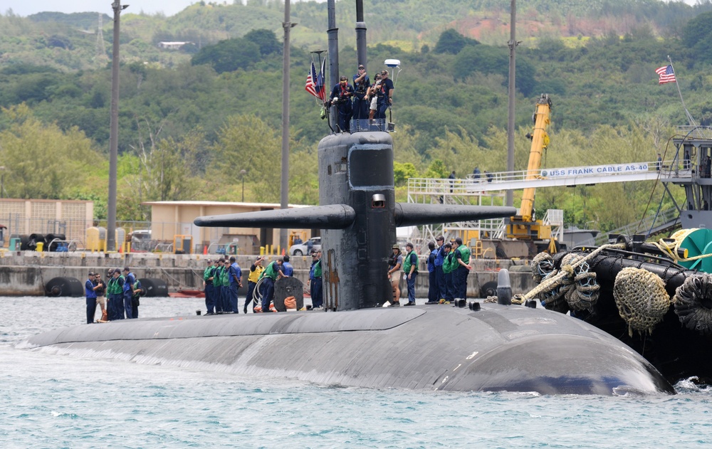 USS Houston in Guam