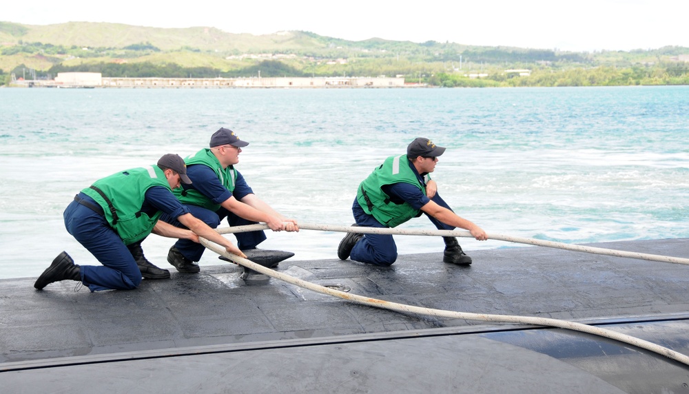 USS Houston in Guam