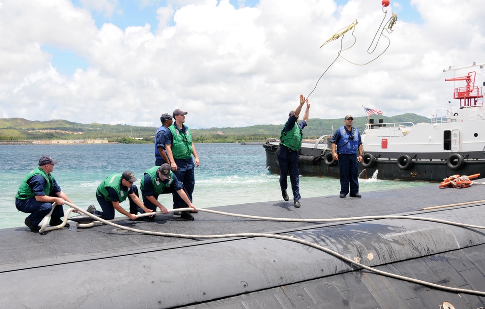 USS Houston in Guam