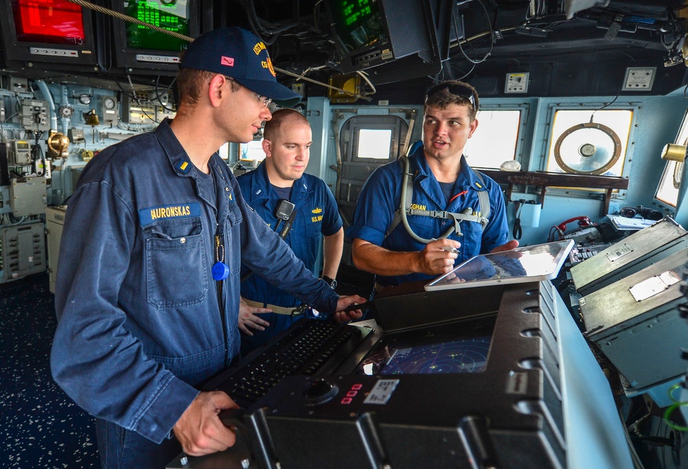 USS Monterey operations