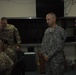 371st Battalion Commander and Brigade Command Sgt Maj. visit with troops in Manas