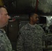 371st Battalion Commander and Brigade Command Sgt Maj. visit with troops in Manas