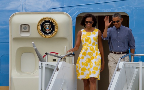 President Barack Obama visits Cape Cod, Mass.