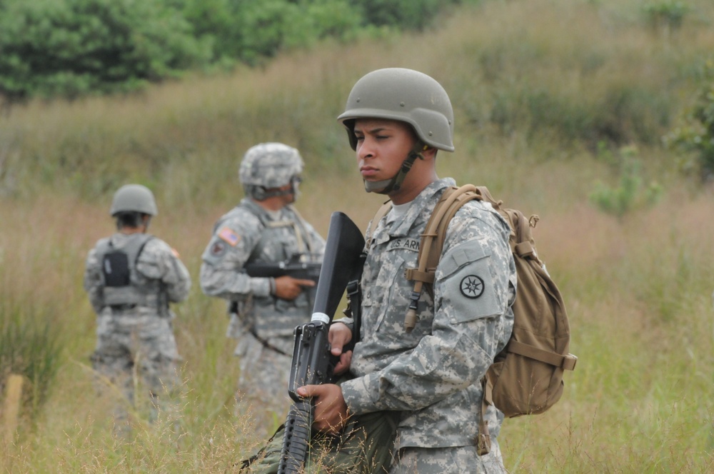 OSW soldier on patrol