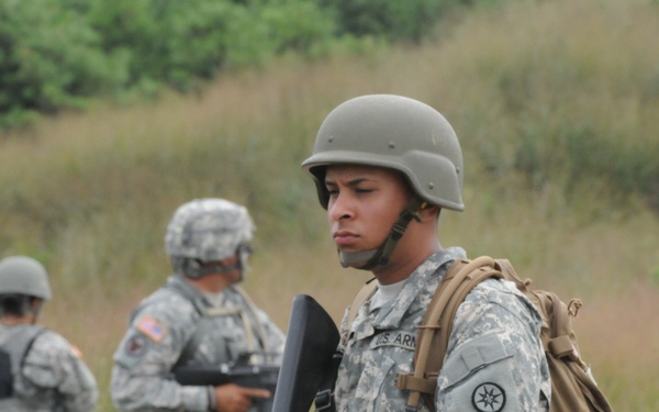 OSW soldier on patrol