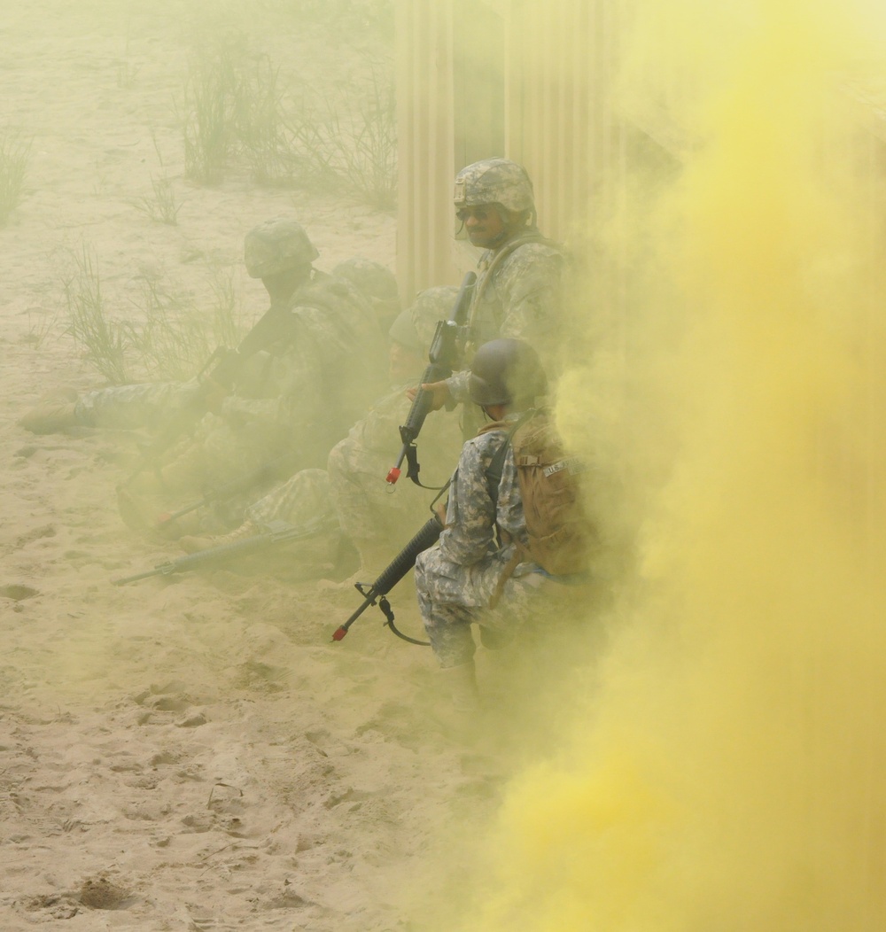 OSW soldiers on patrol