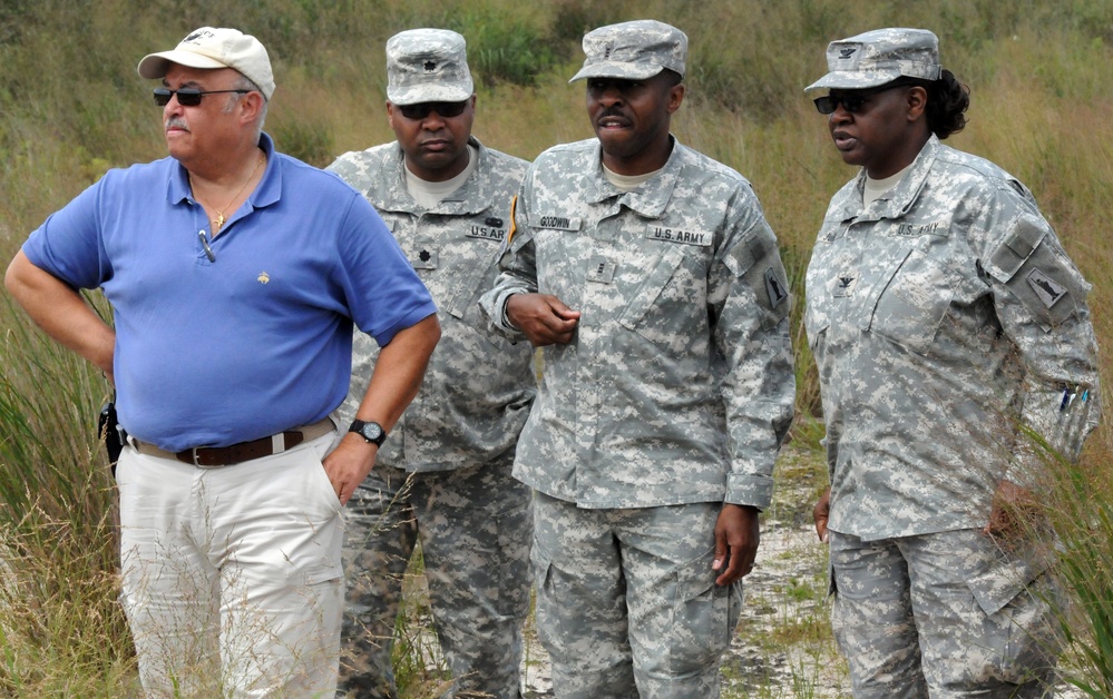 OSW Commissioner Holliday and senior leadership observe training