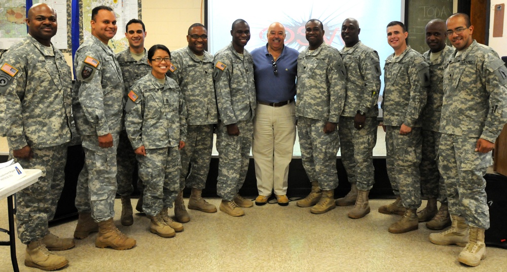 OSW Commissioner Holliday poses with Tactical Operations Center staff