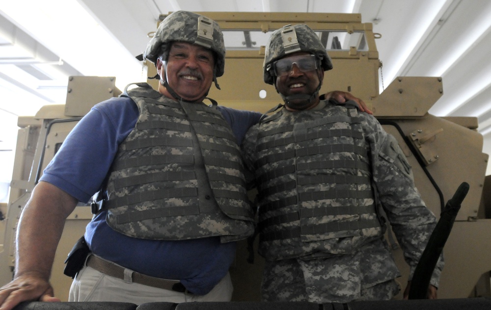 OSW Commissioner Holliday and Maj. Woodruff