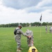 OSW soldiers drag litter