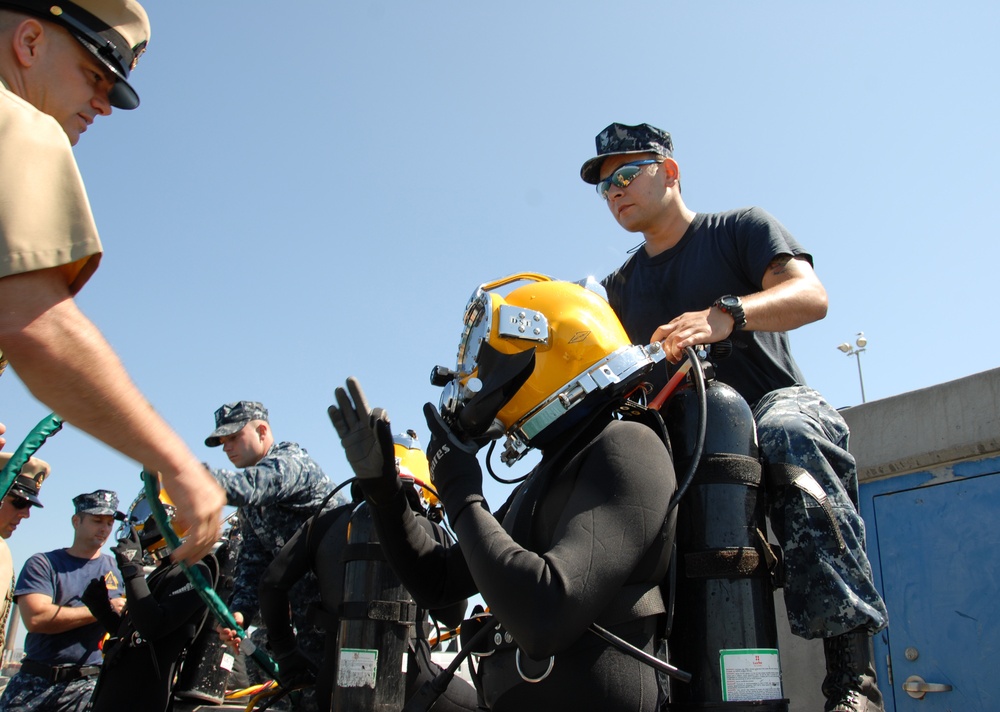 Reserve Undersea Rescue Command diving and decompression qualifications