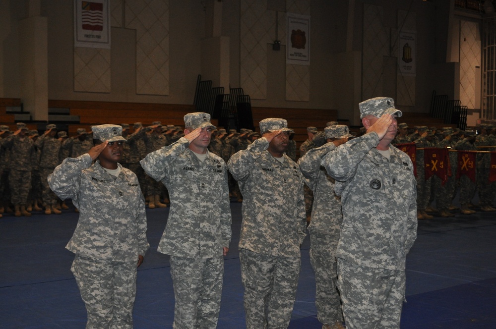 210th Fires Brigade change of responsibility