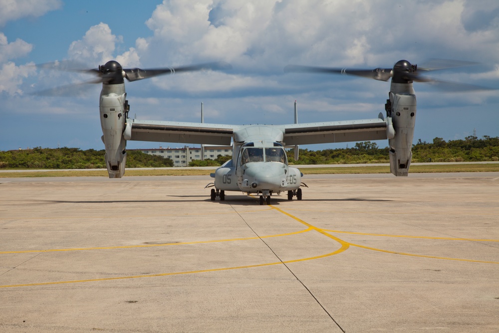 MV-22B Ospreys Arrive at MCAS Futenma