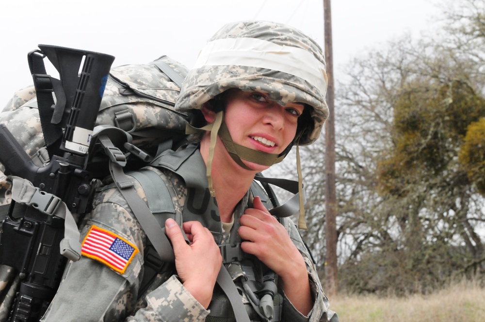 Sgt. Kleparek leads the way!