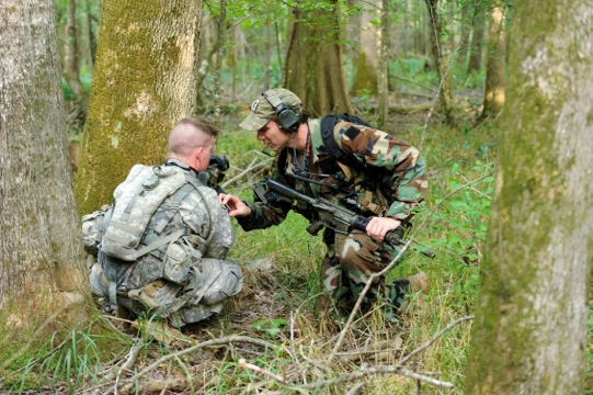 Among the guerrillas: NC Green Berets give local cadets a tactical advantage