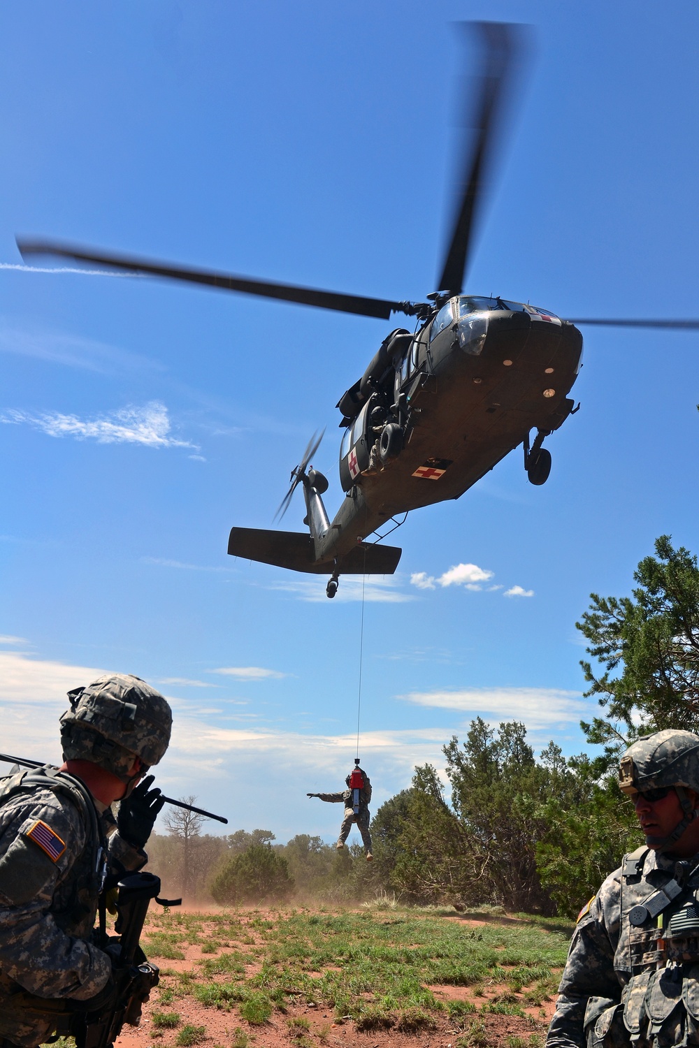 Soldiers practice downed aircraft response skills