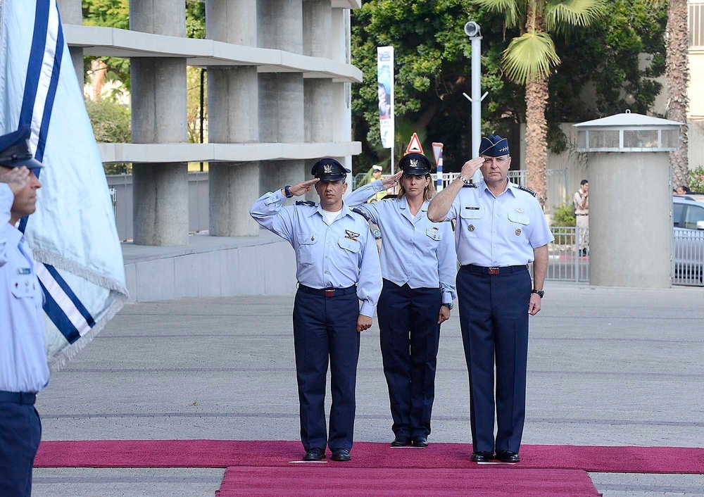 Air Force chief of staff visits Israeli air force