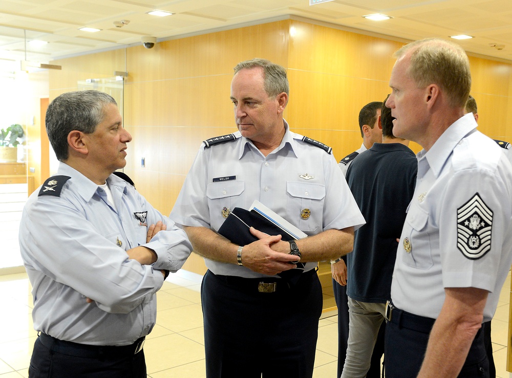 Air Force chief of staff visits Israeli air force