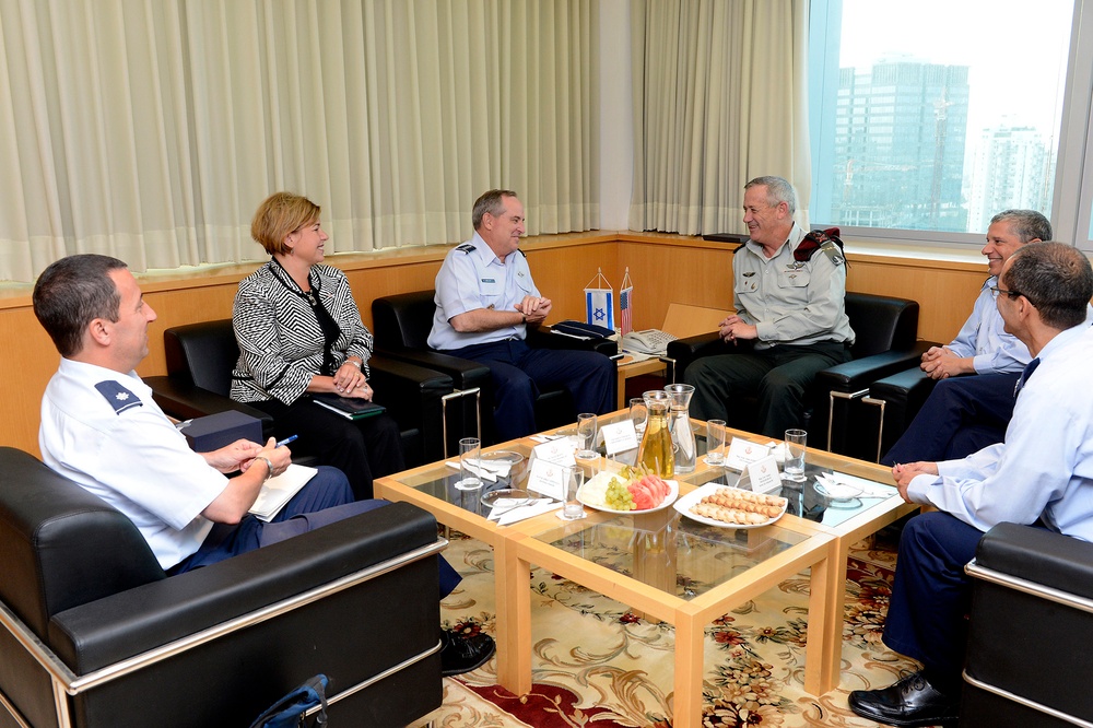 Air Force chief of staff visits Israeli air force
