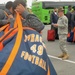 Drill sergeants welcome the Syracuse Orange football team
