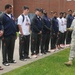Drill sergeants welcome the Syracuse Orange football team