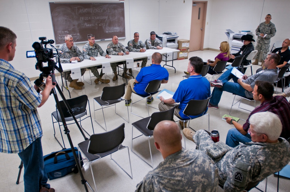 Subject matter experts get grilled by journalists during Vibrant Response 13-2