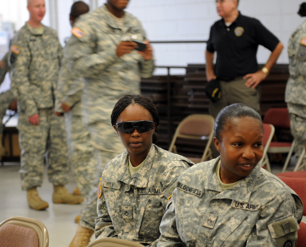 OSW soldiers wait their turn