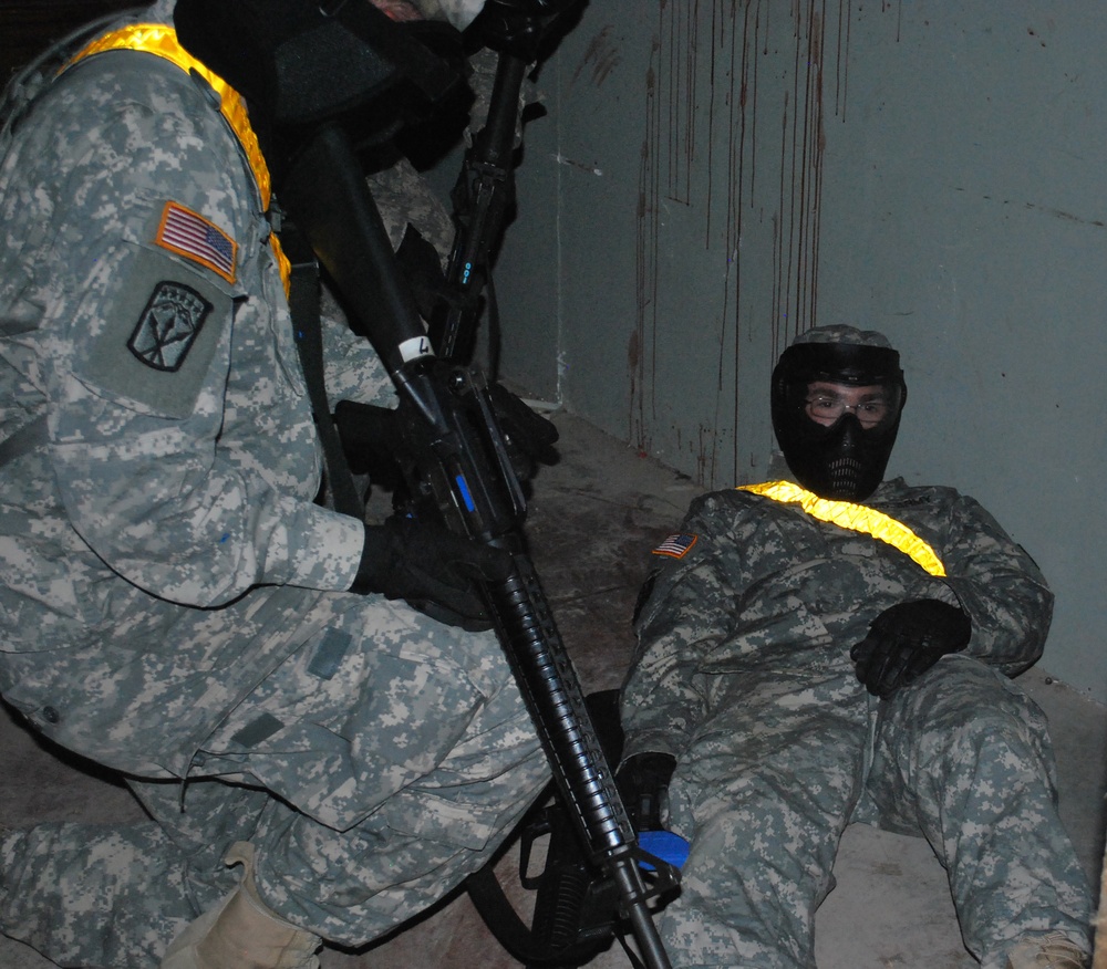 OSW soldiers on immersion lane training