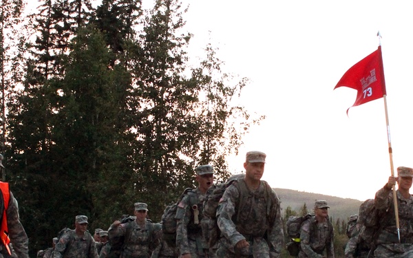 BTB 1-25 SBCT completes 25-mile foot march