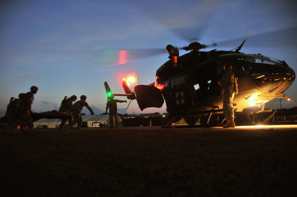 Medics train on Lakota medevac