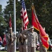 Retirement ceremony at Camp Lejeune