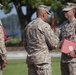 Retirement ceremony at Camp Lejeune