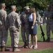 Retirement ceremony at Camp Lejeune