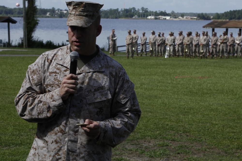 Change of command ceremony