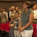 Retirement ceremony at Camp Lejeune