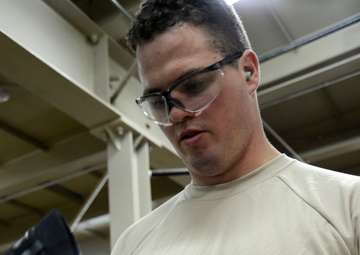 Combat metals shop welds two functions