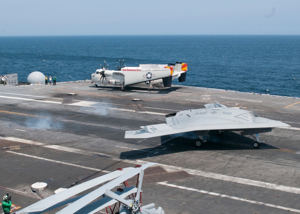 A first on the USS George H.W. Bush