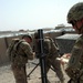 US soldiers conduct mortar fire exercise