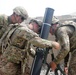 US soldiers conduct mortar fire exercise