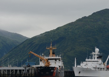 USNS Sumner moores in Kodiak, Alaska