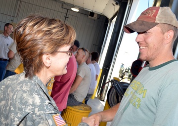 Groundbreaking ceremony for Fort McCoy maintenance facility